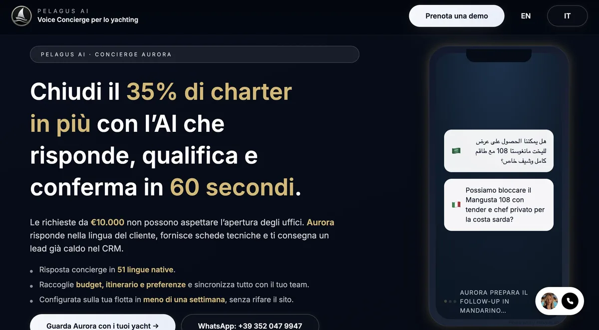 Pelagus AI assistente vocale AI + social media marketing - Case study GENESIS AI crescita +1000 follower